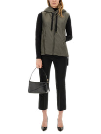 S MAX MARA Women's Waterproof Vest Greengo Grey