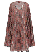 Vitelli Wave Jacquard Sweater Gold, view 2