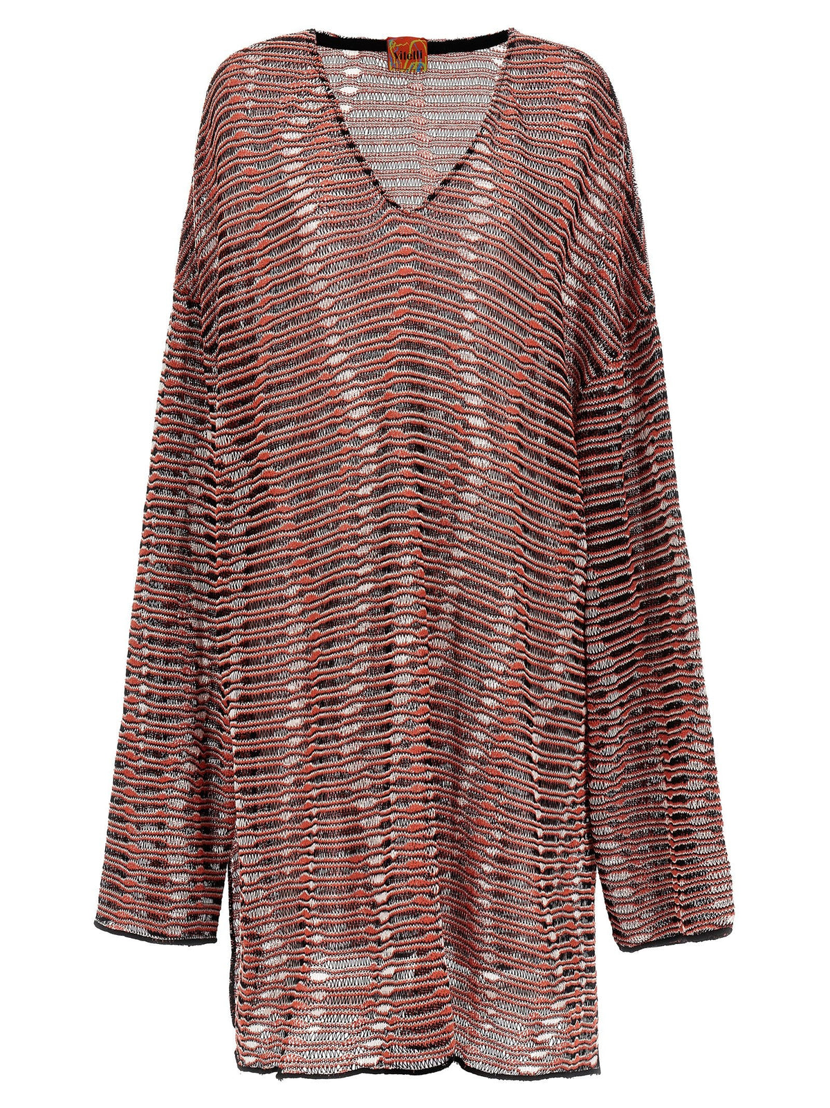 Vitelli Wave Jacquard Sweater Gold