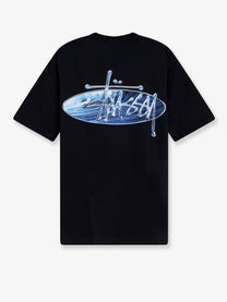 Stussy Men's Wave Oval Cotton Shirt Black