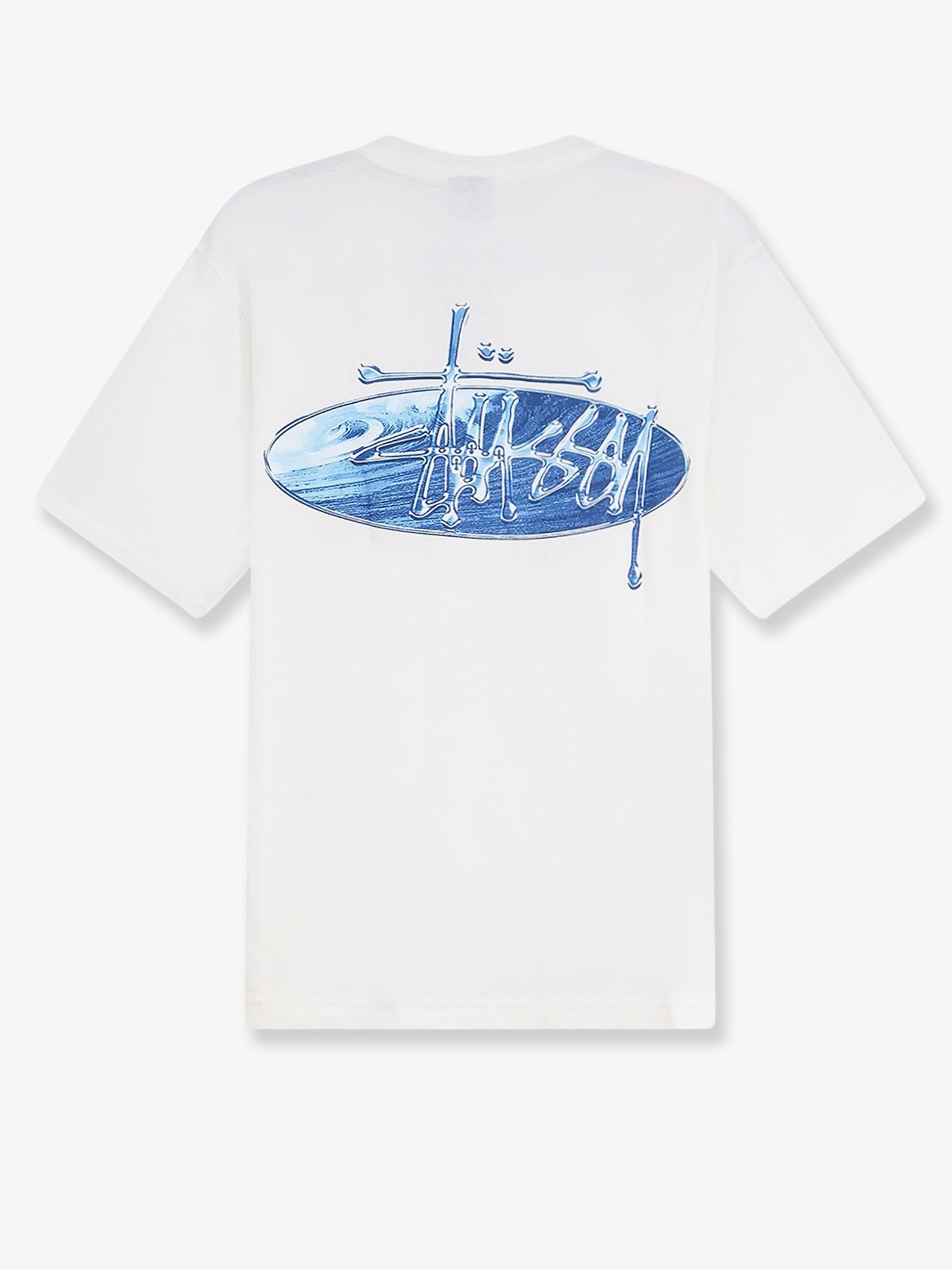 Stussy Men's Wave Oval Cotton Shirt White