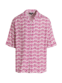 GCDS Waved Shirt Pink