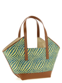 Marni Waves Piccola Shopping Bag Green