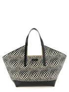 Marni Waves Shopping Bag Black