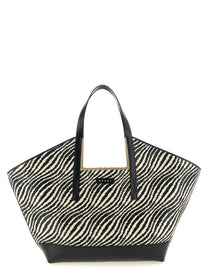 Marni Waves Shopping Bag Black