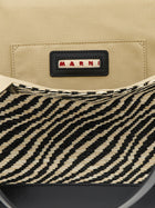 Marni Waves Shopping Bag Black, view 4