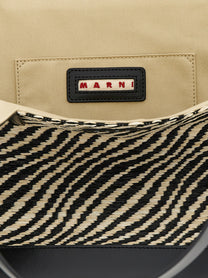 Marni Waves Shopping Bag Black