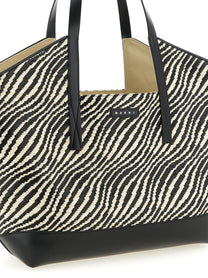 Marni Waves Shopping Bag Black