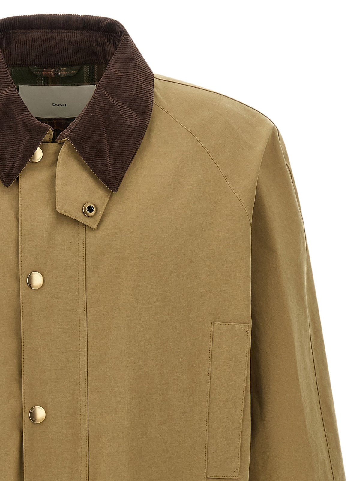 DUNST Waxed Cotton Jacket Beige, view 3