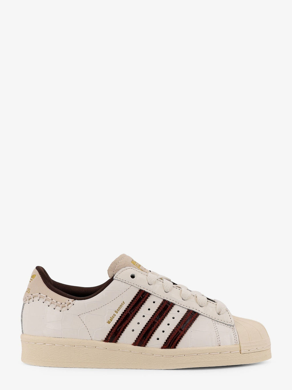 Adidas X Wales Bonner Men's WB Superstar Leather Sneakers Withlettering on the Side White