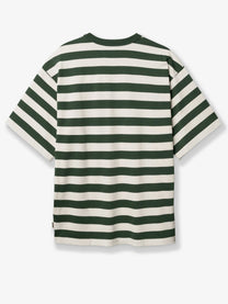 Woodbird Men's Wbbeam Stripe Tee Organic Cotton Shirt Green