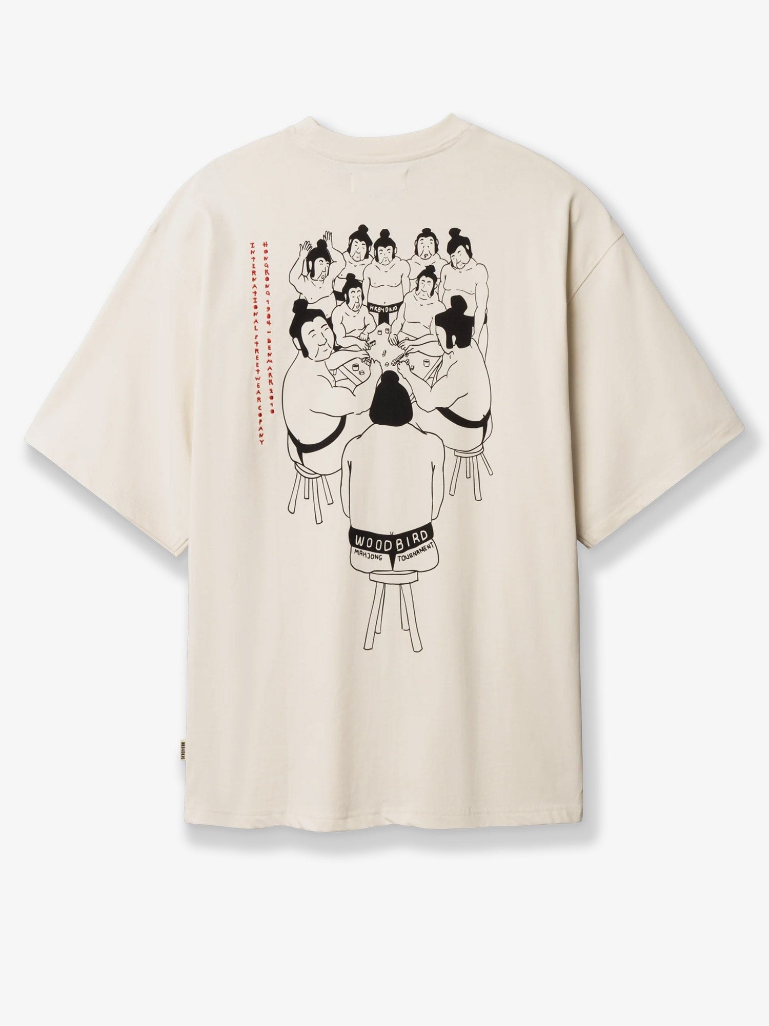 Woodbird Men's Wbbeam Suma Tee Cotton Shirt White