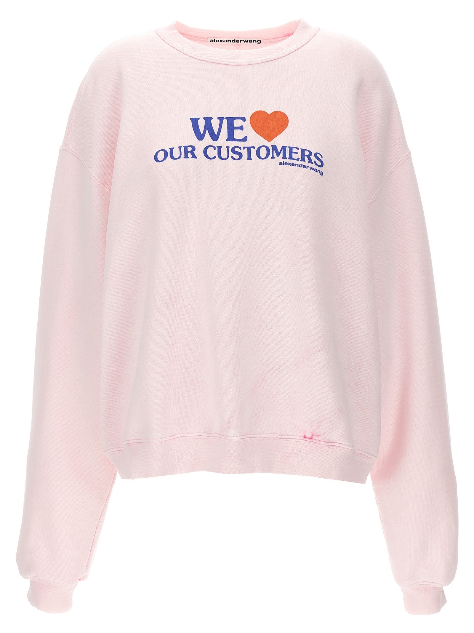 alexanderwang We Love Our Customers Sweatshirt Blue