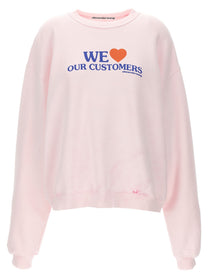 alexanderwang We Love Our Customers Sweatshirt Blue