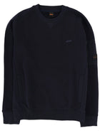 BOSS Men's WE Mixed Sweatshirt Blue