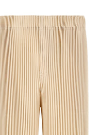 Homme Plissé Issey Miyake Wear or Wrap Bermuda Shorts Beige