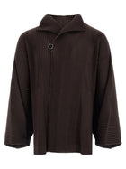 Homme Plissé Issey Miyake Wear or Wrap Jacket Red