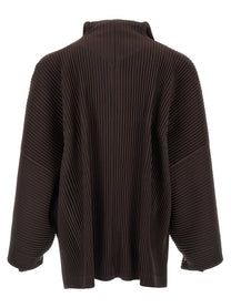 Homme Plissé Issey Miyake Wear or Wrap Jacket Red