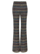 Missoni Weaved Greek Pattern Pants Gold
