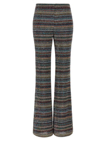 Missoni Weaved Greek Pattern Pants Gold