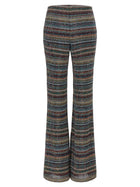 Missoni Weaved Greek Pattern Pants Gold, view 2