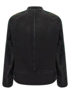 Gucci Web Biker Jacket Black
