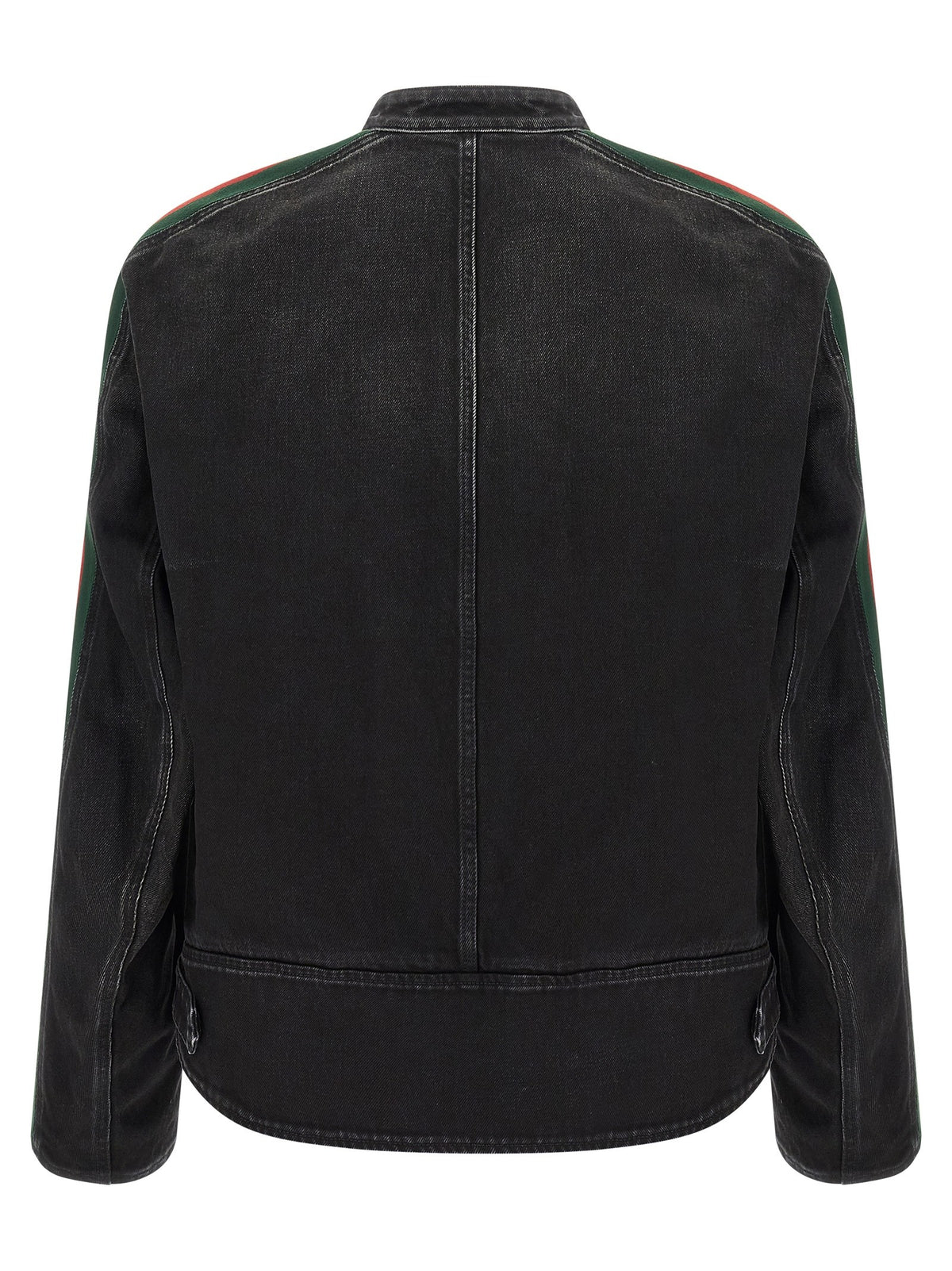 Gucci Web Biker Jacket Black