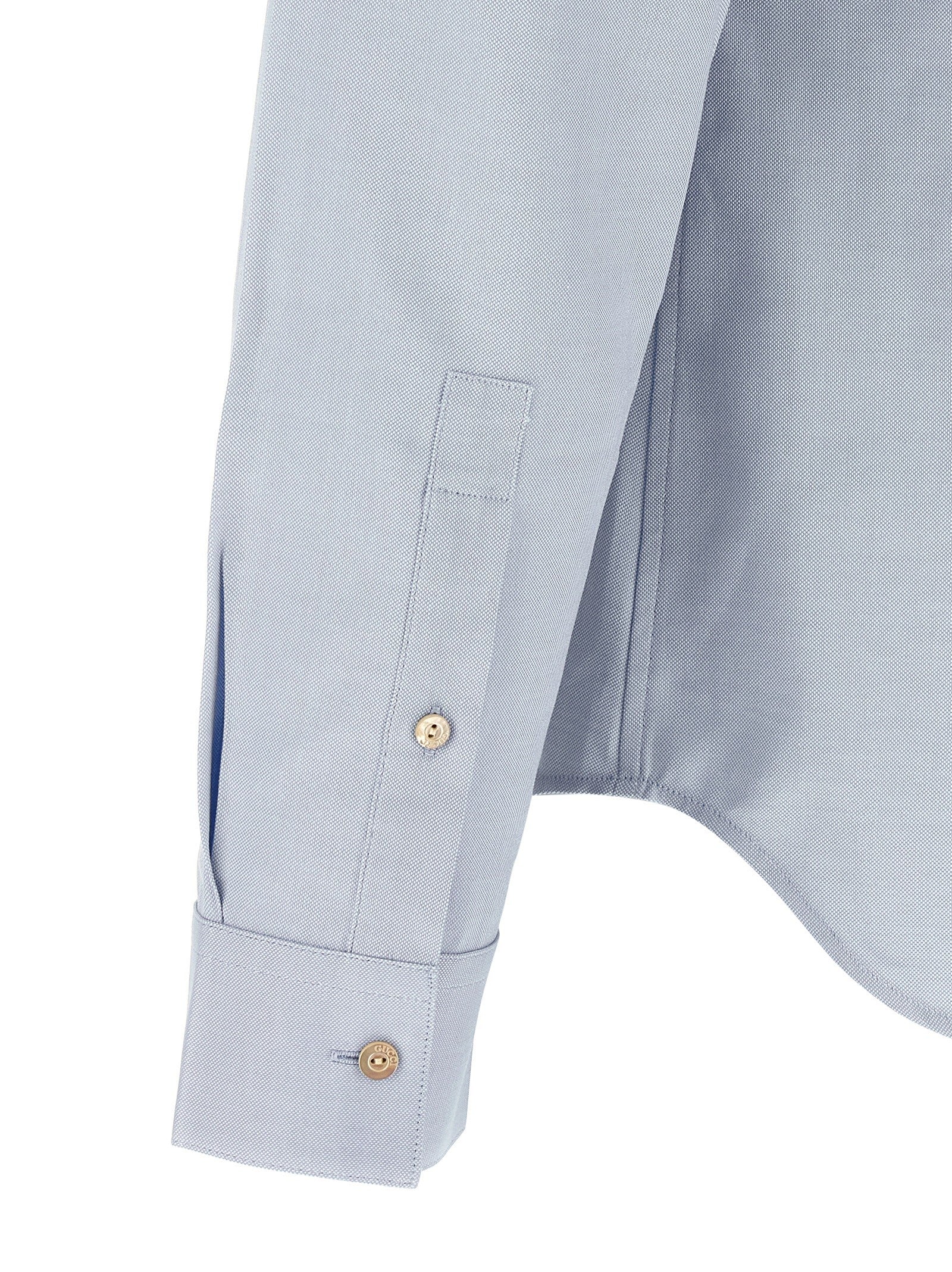 Gucci Web Collar Shirt Blue