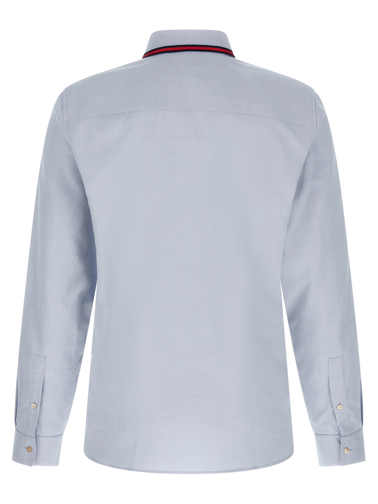 Gucci Web Collar Shirt Blue