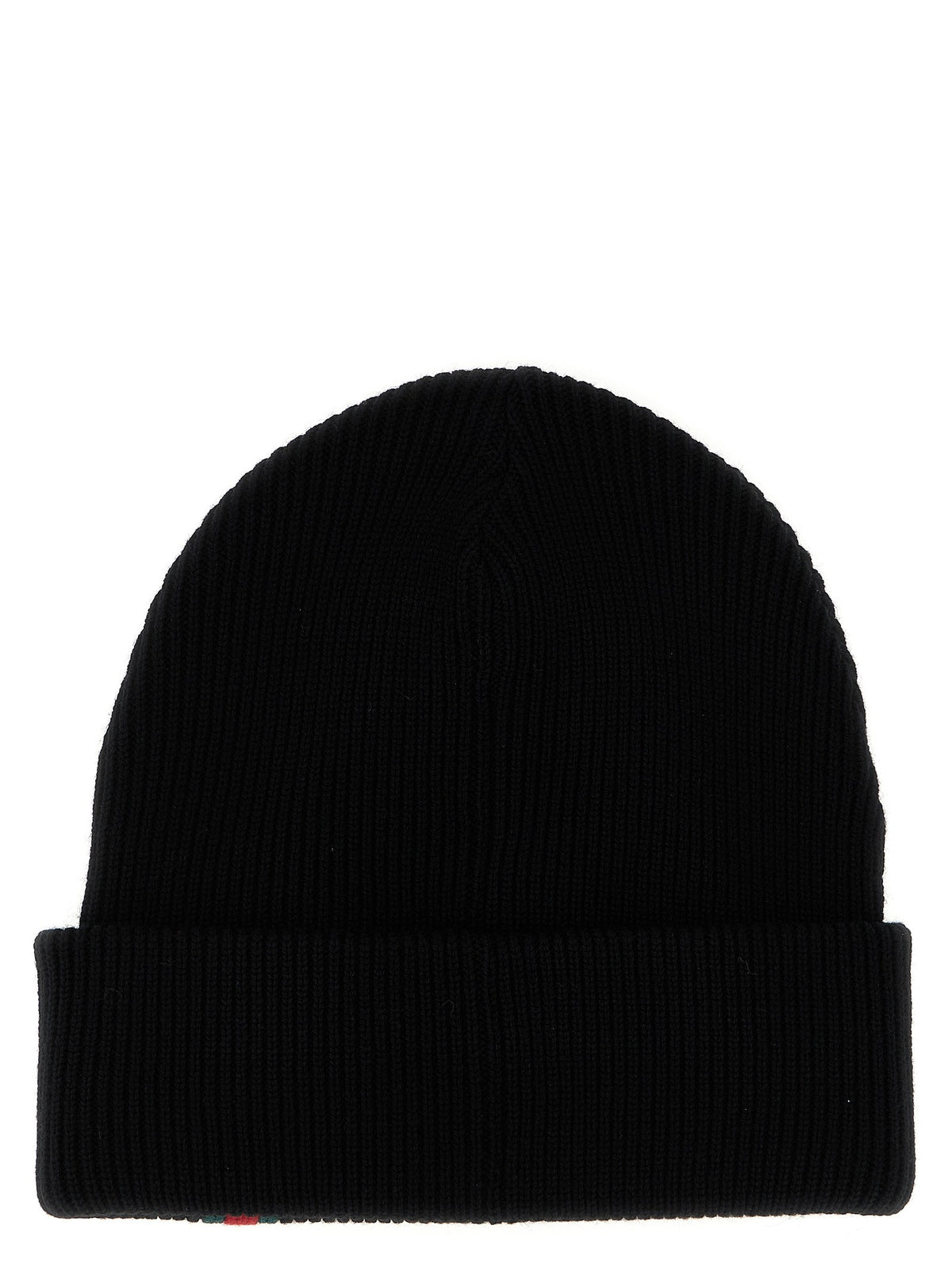Gucci Web Detail Beanie Black