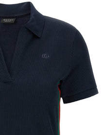 Gucci Web Dress Blue, view 3