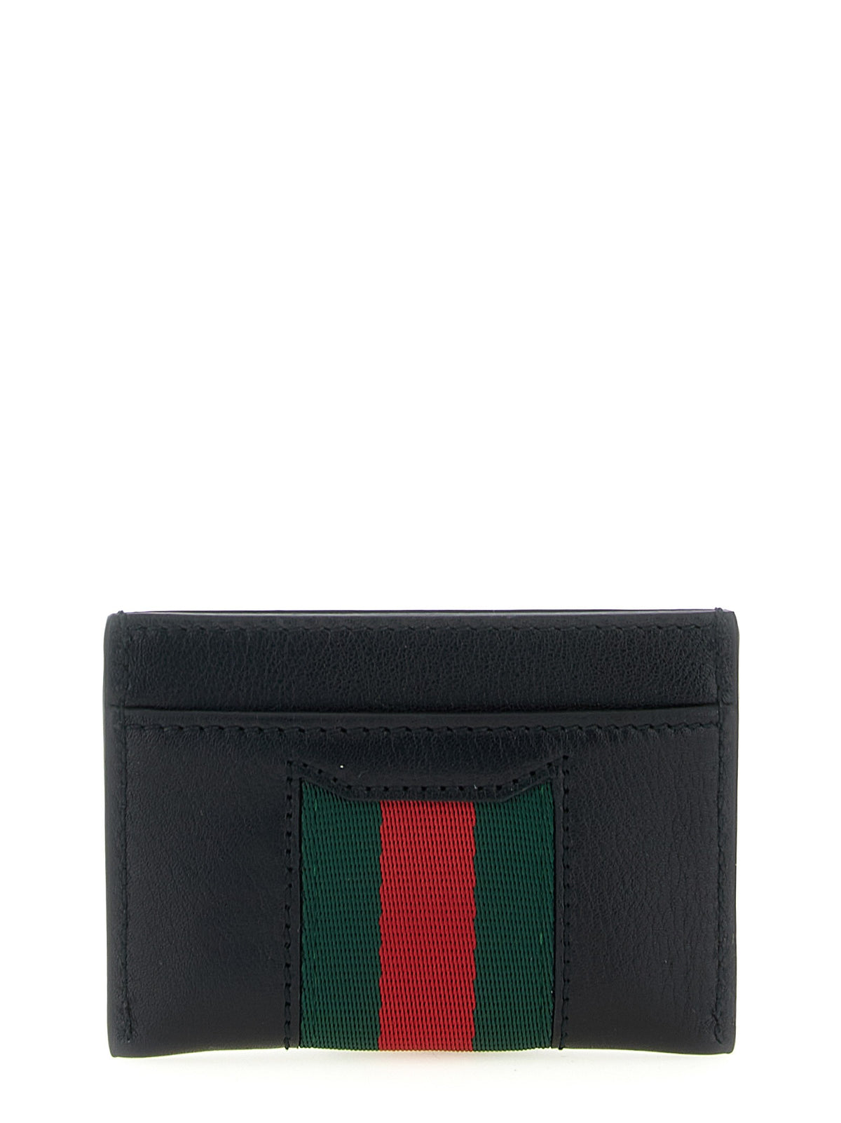 Gucci Web Horsebit Gucci Card Holder Black, view 2