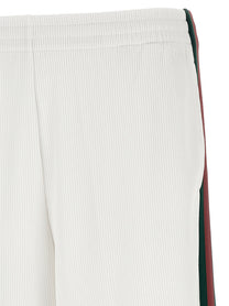 Gucci Web Joggers White