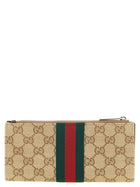 Gucci Web Long Wallet Beige, view 2
