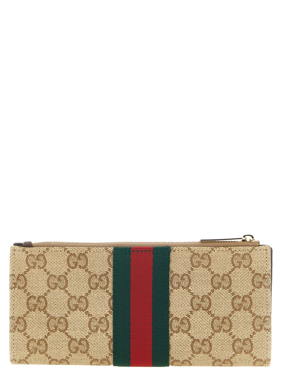 Gucci Web Long Wallet Beige, view 2