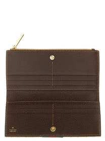 Gucci Web Long Wallet Beige, view 3