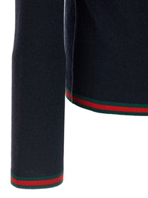 Gucci Web Ribbon Mesh Blue