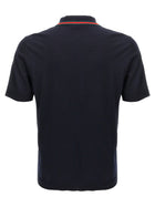 Gucci Web Ribbon Polo Shirt Blue, view 2