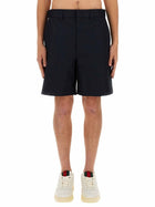 Gucci Men's Web Ribbon Shorts Blue