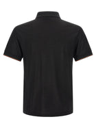 Gucci Web Silk Jersey Polo Shirt Black, view 2