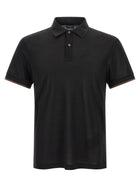 Gucci Web Silk Jersey Polo Shirt Black