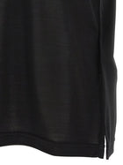 Gucci Web Silk Jersey Polo Shirt Black, view 4