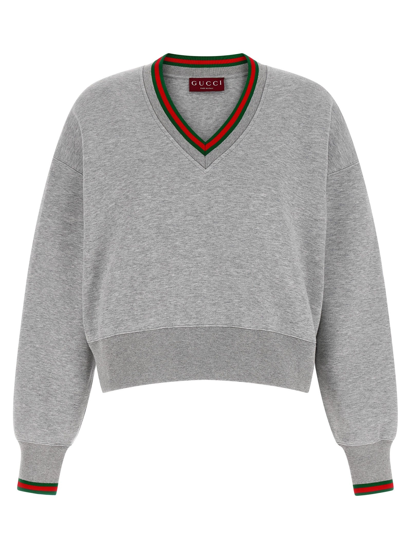 Gucci Web Sweatshirt Grey