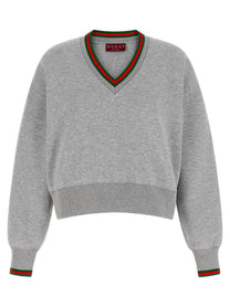 Gucci Web Sweatshirt Grey