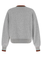 Gucci Web Sweatshirt Grey, view 2