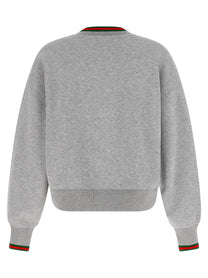 Gucci Web Sweatshirt Grey