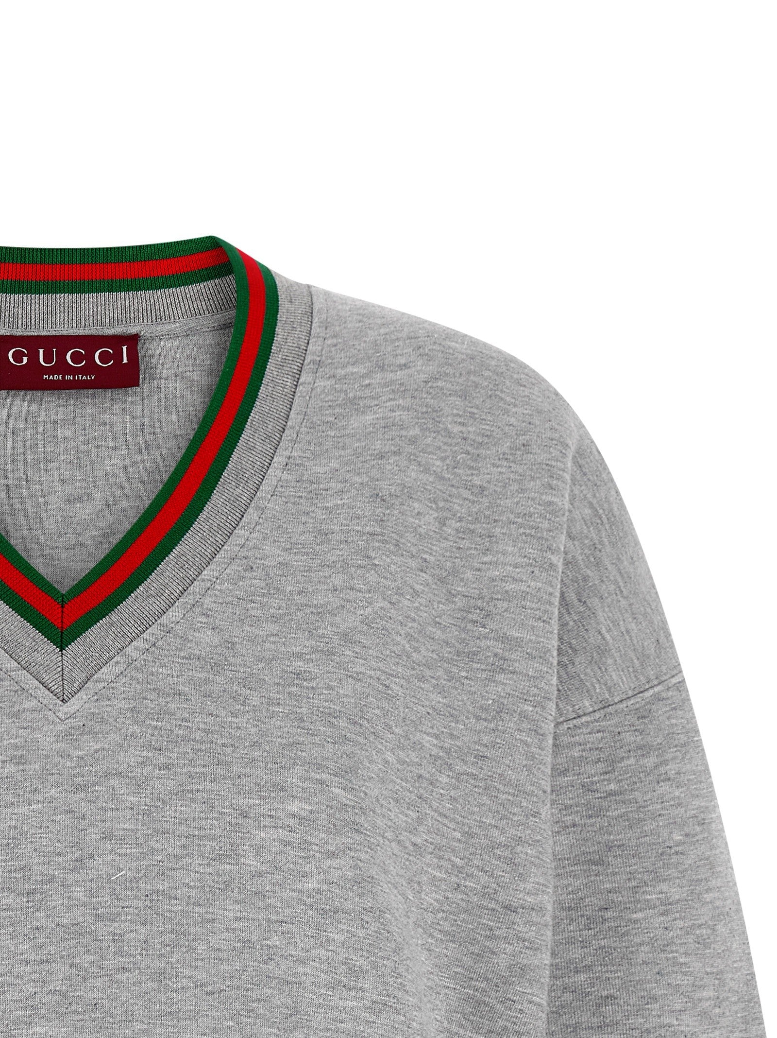 Gucci Web Sweatshirt Grey