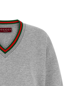 Gucci Web Sweatshirt Grey