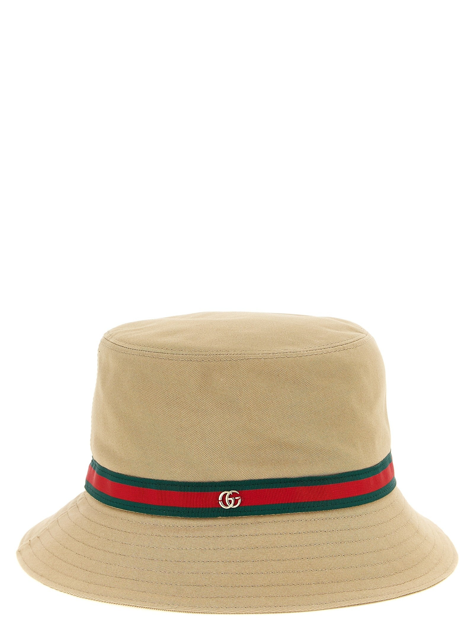 Gucci Web Tape Bucket Hat Beige