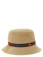 Gucci Web Tape Bucket Hat Beige, view 2
